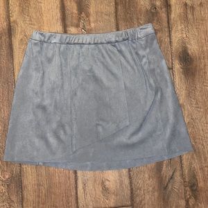 Grey soft skirt